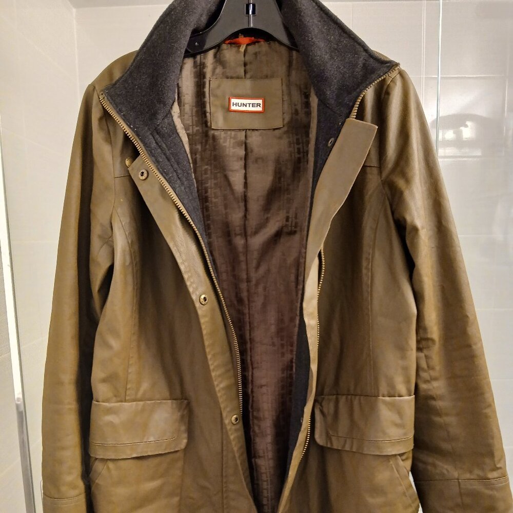 Hunter Waxed Parka Woman